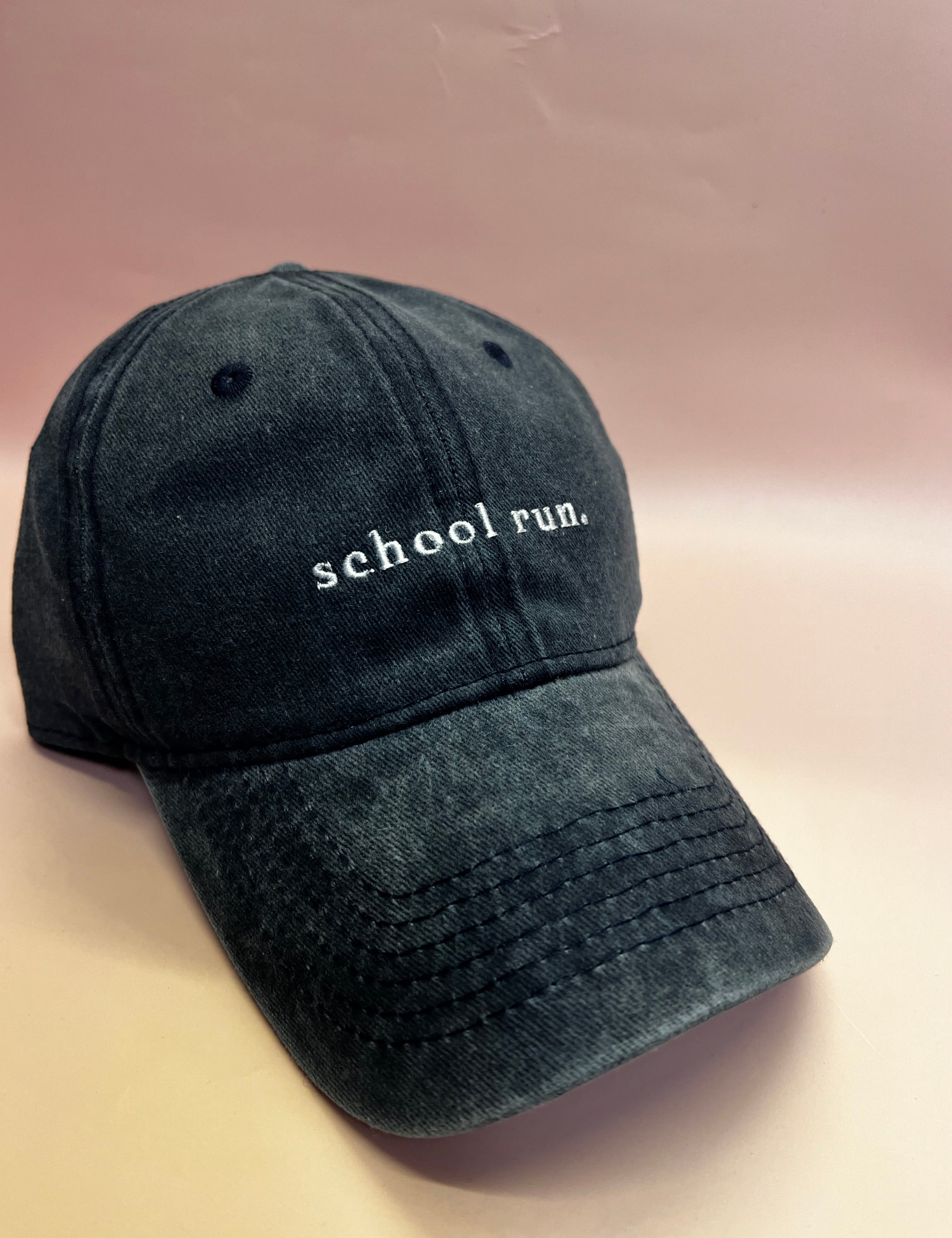 RC Baseball Cap - Dark Blue Washed  - School  Run Logo