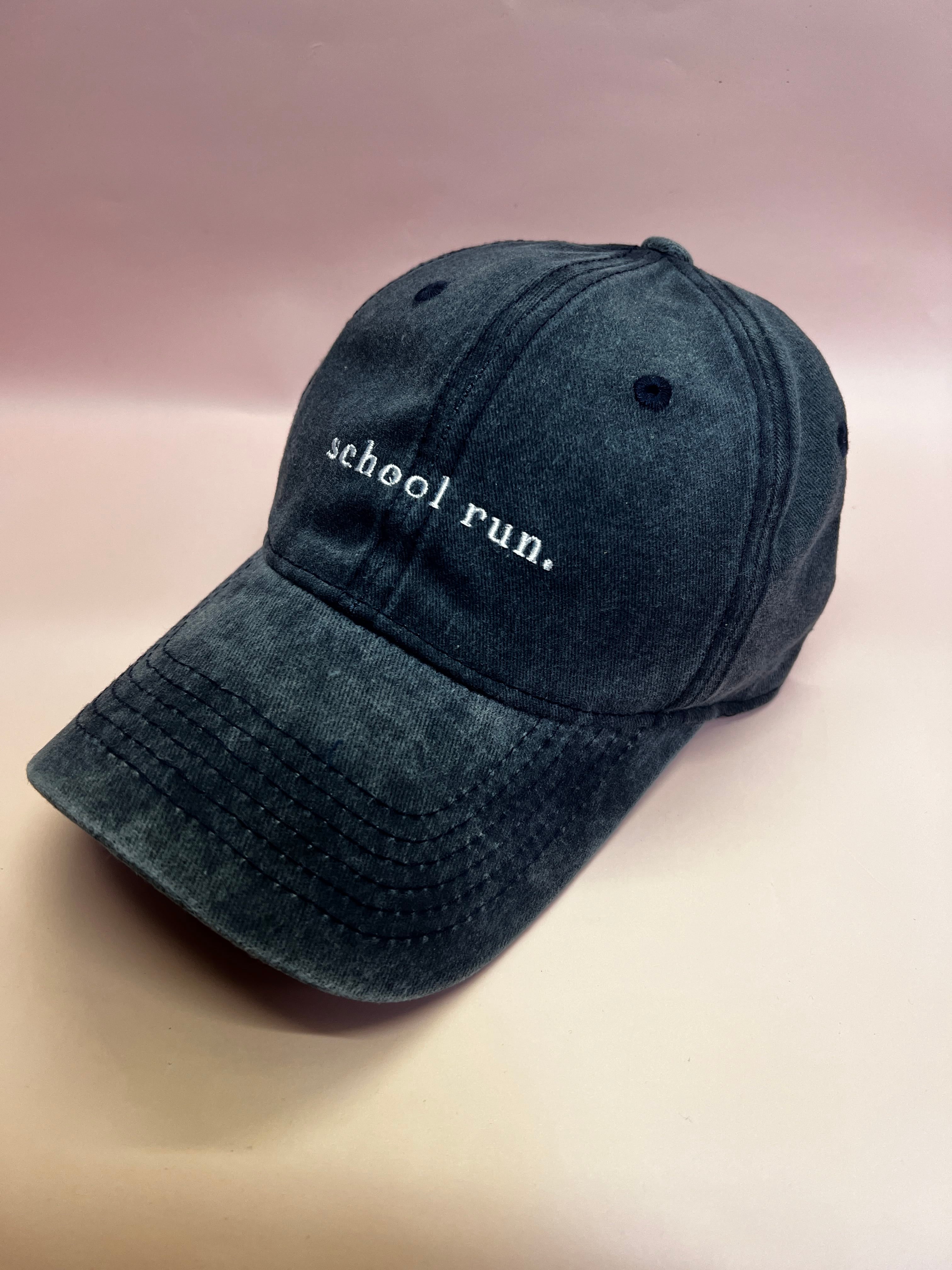 RC Baseball Cap - Dark Blue Washed  - School  Run Logo