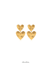 rhodin. RC Double Love Earrings