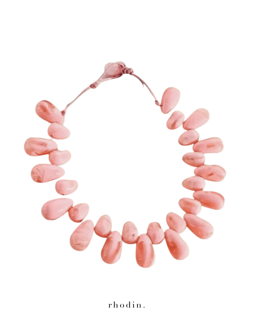 rhodin. Necklace RC Pink Pebble Necklace