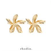RC Gold Show Petal Earrings
