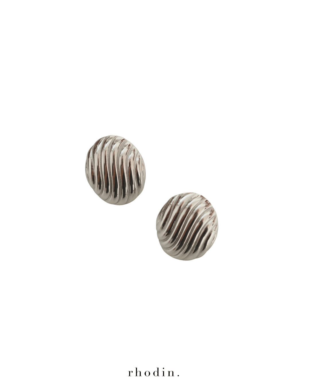 RC Silver Anne Earrings  - Clip On