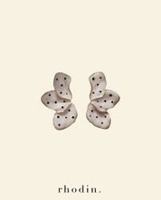 RC Polka Dot Flower earrings