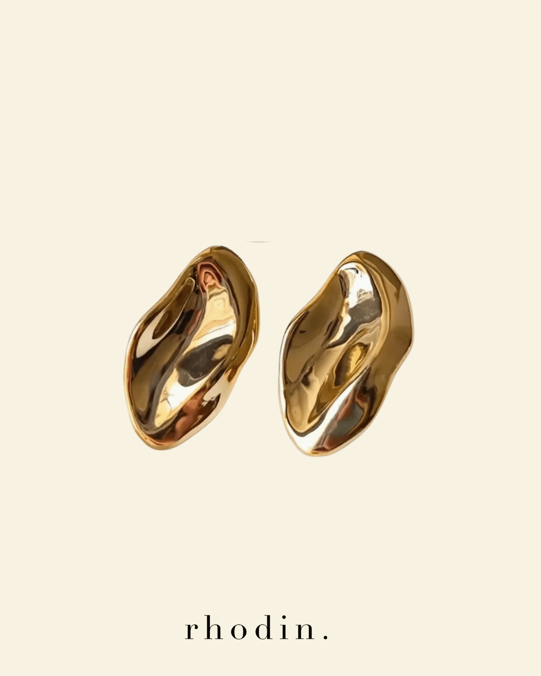 RC Gold Drop Earrings - Arriving Oct 6