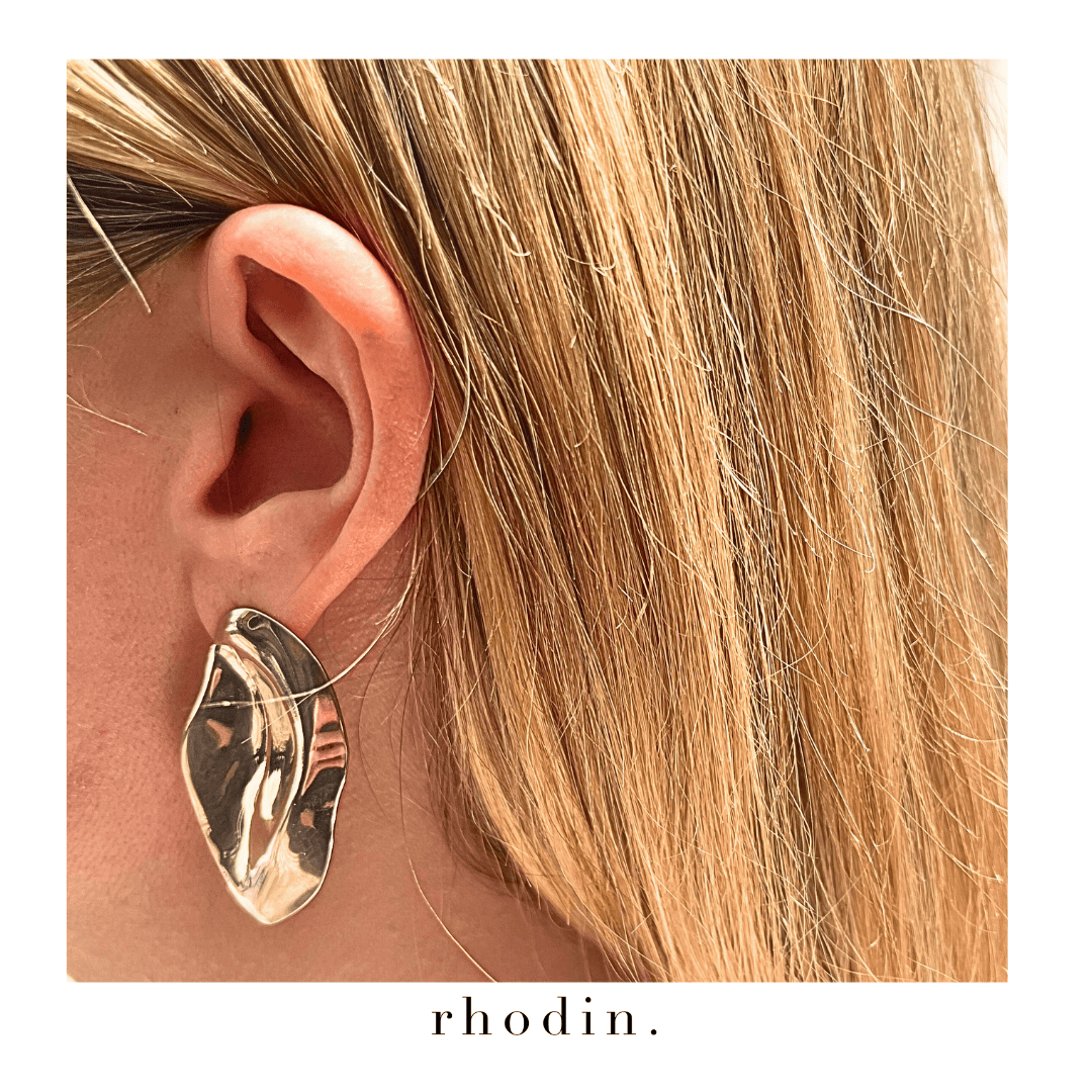 RC Gold Drop Earrings