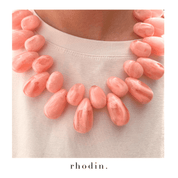 RC Pink Island Pebble Necklace
