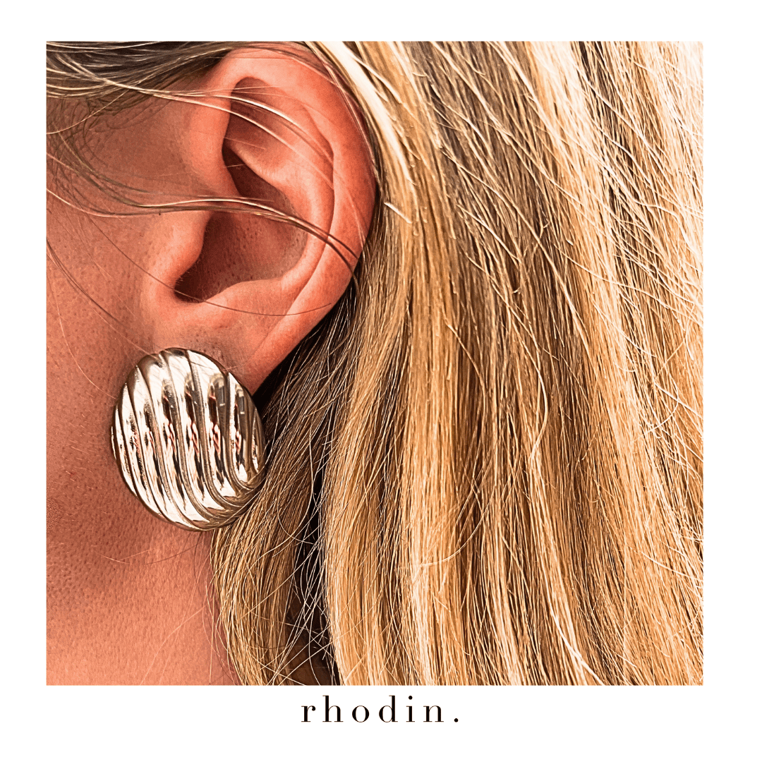 RC Silver Anne Earrings  - Clip On