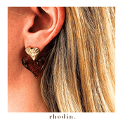 RC Honey Heart Earrings