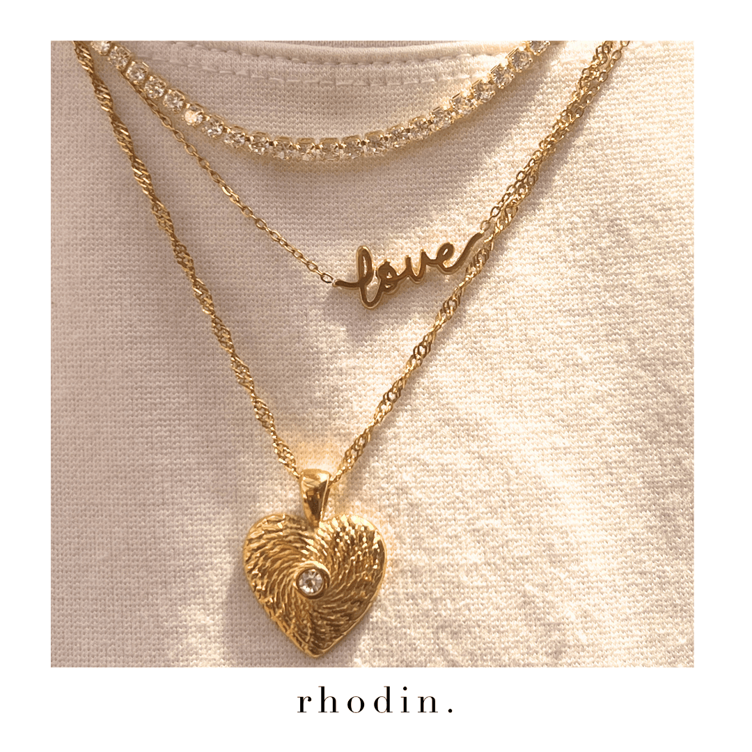 RC Love Heart with Sparkle Necklace