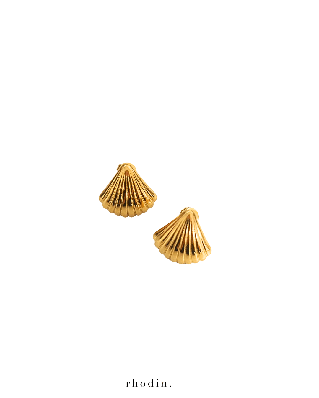RC Sea Shell Earrings - Gold