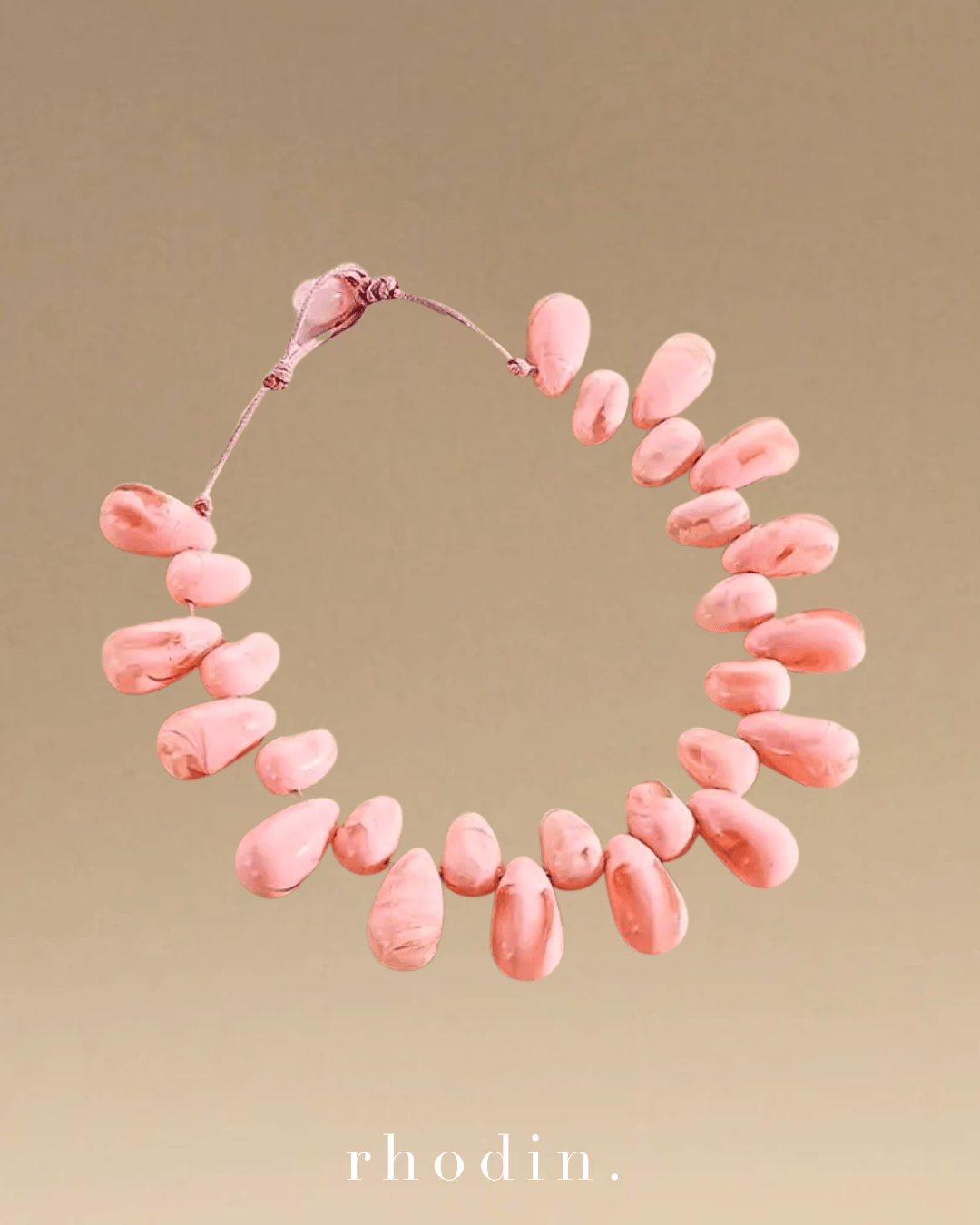 RC Pink Island Pebble Necklace - New Stock has arrived