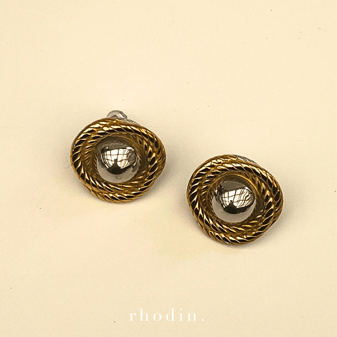 RC Two Tone Earrings - New Design