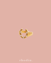 RC Horseshoe Sparkle ring - Year of the Horse - Goodluck