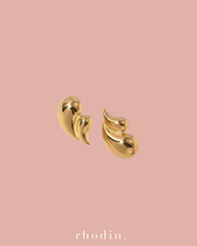 RC Gold Wave Earrings