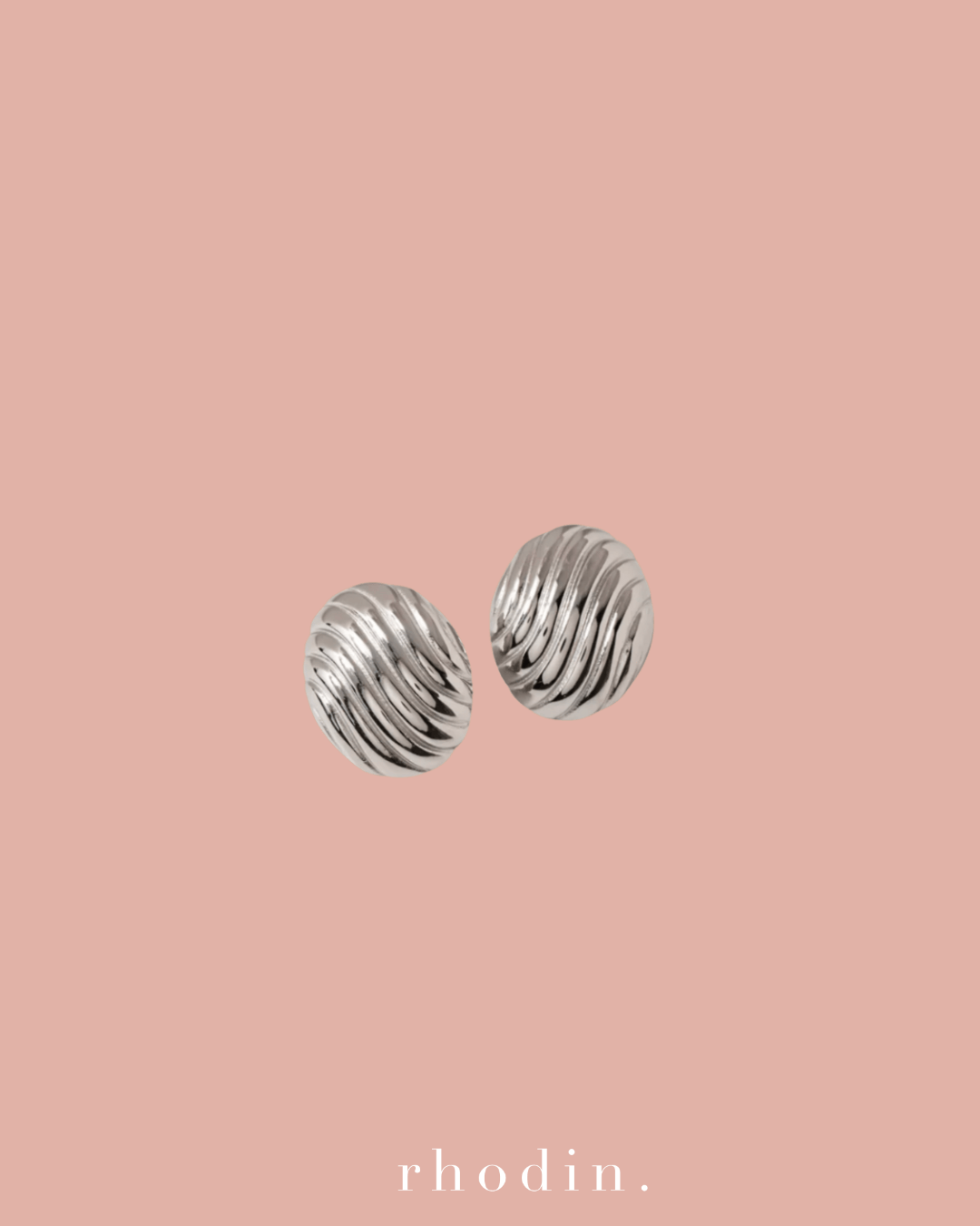 RC Silver Anne Earrings  - Clip On