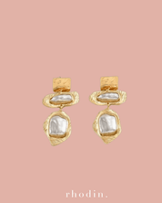 RC Pearl Hydra Gold Earrings
